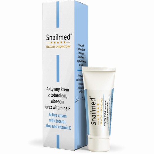 Snailmed Snailmed Aktywny krem pod oczy totarol, aloes + witaminy 15 ml
