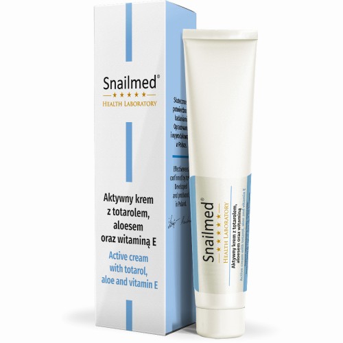 Snailmed Snailmed Aktywny krem pod oczy totarol, aloes + witaminy 25 ml