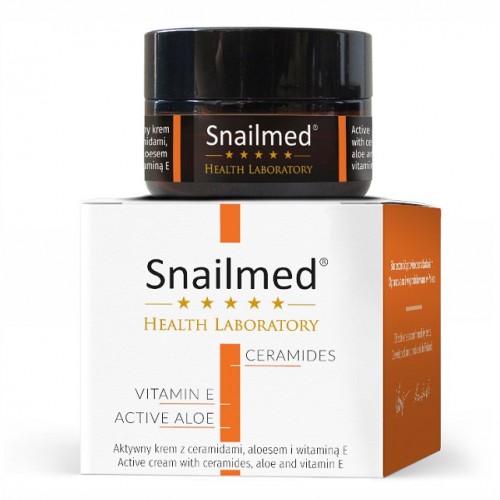 Snailmed Snailmed Aktywny krem z ceramidami, aloesem oraz witaminami 30 ml