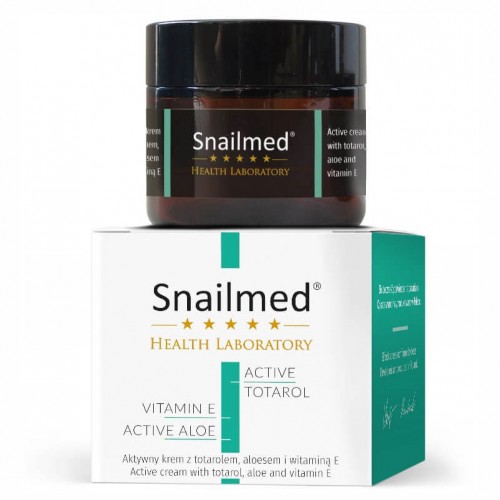 Snailmed Snailmed Aktywny krem z totarolem, aloesem oraz wit. E 60 ml