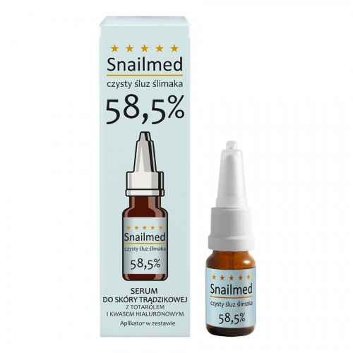 Snailmed Snailmed Serum ze śluzem ślimaka oraz totarolem 8 ml — Inhaltsstoffe i ocena