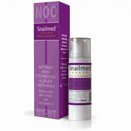 Snailmed Snailmed Krem na noc do skóry wrażliwej 30 ml — Składniki i ocena