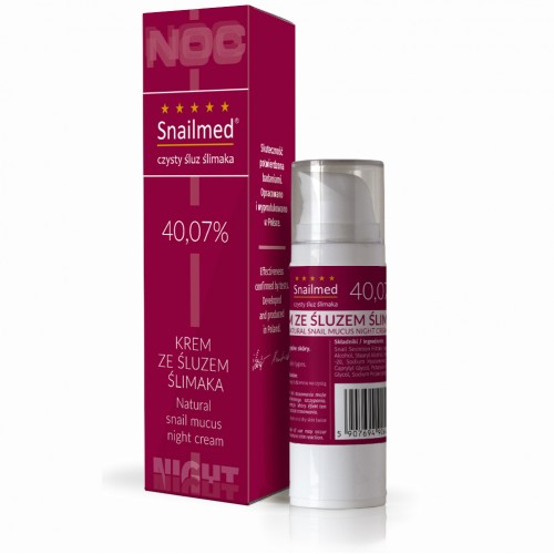Snailmed Snailmed Krem na noc ze śluzem ślimaka 50 ml — Składniki i ocena