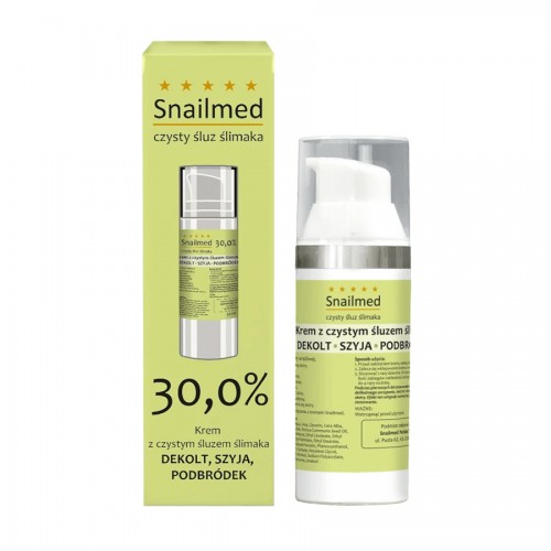 Snailmed Snailmed Krem ze śluzem ślimaka na dekolt, szyję, podbródek 50ml