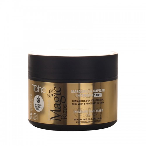 Tahe Tahe Magic Rizos Intensive Mask - Intensywna maska do włosów kręconych 3 w 1 300 ml — Inhaltsstoffe i ocena